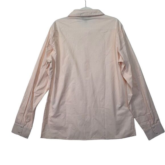 Nwt Long Tall Sally Shirt 16 Button Down Tunic Pocket Long Sleeve-pen marks - Picture 7 of 13